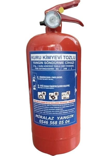 2 Kg Yangın Tüpü Dolum Fiyatı Nerede Uygun?