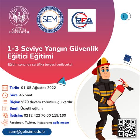 3 Seviye Yangın Eğitici Eğitimi İçerikleri
