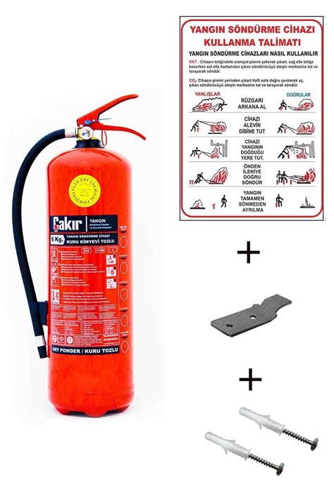 5 Kg Yangın Tüpü Kullanım Kılavuzu