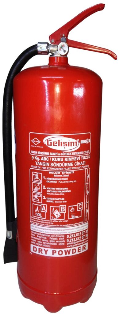 9 Kg Yangın Tüpü İle Yangın Güvenliği