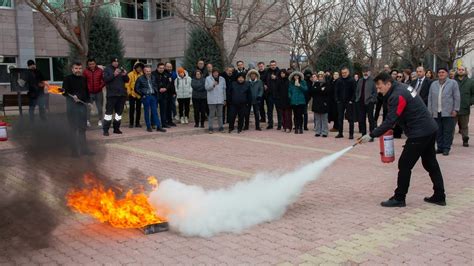 Başkent Üniversitesinde Yangın Eğitimi Fırsatları