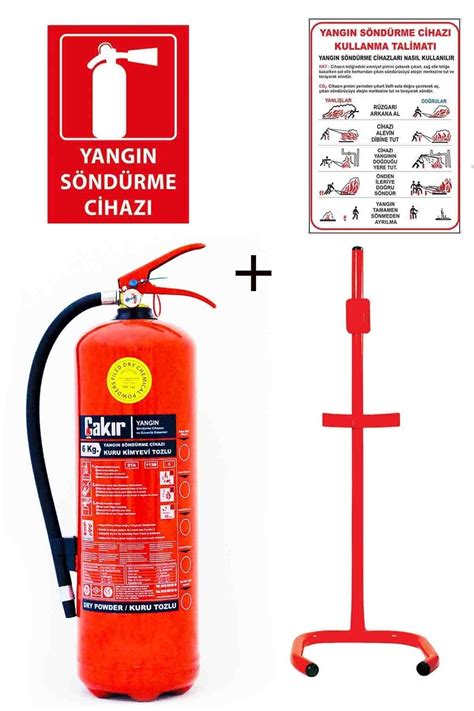 C Sınıfı Yangın Tüpü Kullanım Kılavuzu