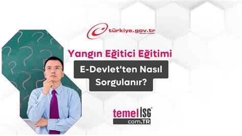 E Devlet Üzerinden Yangın Eğitimi Nasıl Alınır?
