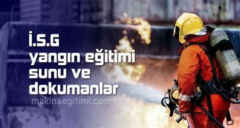 ISG Yangın Eğitimi: İş Güvenliğinde İlk Adım