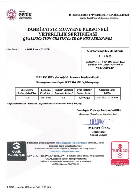 Yangın Eğitimi İçin Gerekli Belge ve Sertifikalar