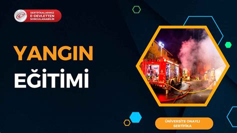 Yangın Eğitimi Programlarının Süreçleri