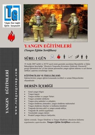 Yangın Eğitimi Uygulamaları: Örnek Senaryolar