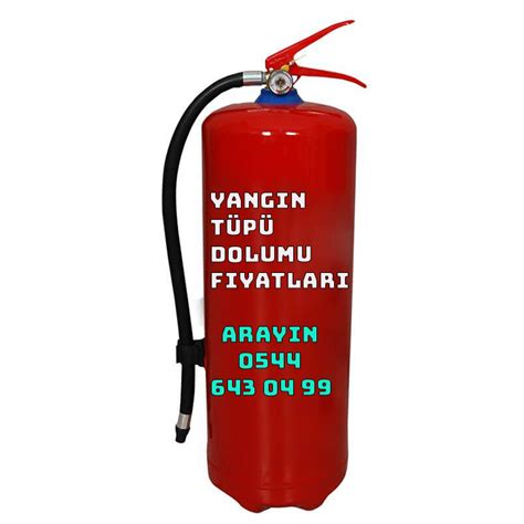 Yangın Tüpü Dolumu Fiyatları Karşılaştırması