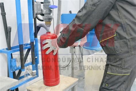 Yangın Tüpü Dolumu İçin Uygulanan Test Prosedürleri