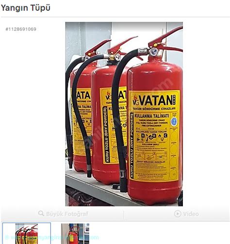 Yangın Tüpü Dolumu ve Periyodik Bakım